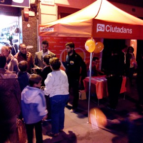 C's celebra el crecimiento de militantes en la carpa de Santa Eulalia