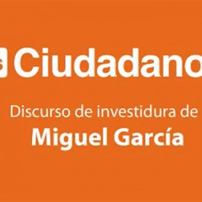 Discurso de Investidura de Miguel García