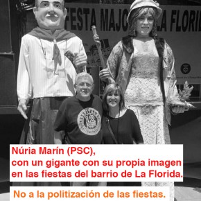 Ciutadans (C’s)  de l’Hospitalet critica la politización de la Fiesta Mayor de La Florida por parte del PSC