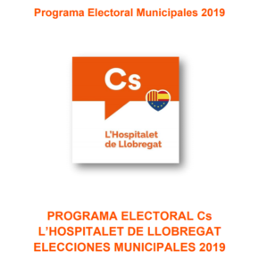 Programa electoral de Cs l'Hospitalet para las elecciones municipales de 2019