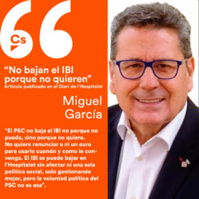 "No bajan el IBI porque no quieren" - artículo de Miguel García en el Diari de l'Hospitalet